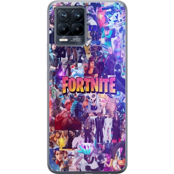 Realme 8 Läpinäkyvä kuori Fortnite