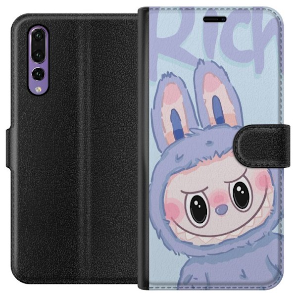 Huawei P20 Pro Lommeboketui Blå Kanin Labubu