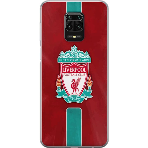 Xiaomi Redmi Note 9S Läpinäkyvä kuori Liverpool FC - Klassi
