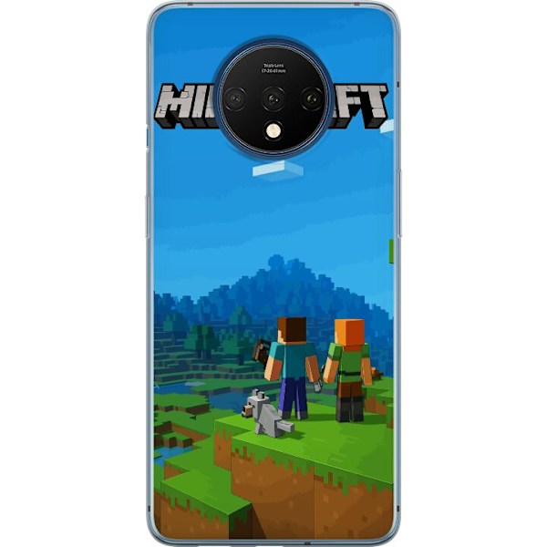 OnePlus 7T Genomskinligt Skal Minecraft Key Art