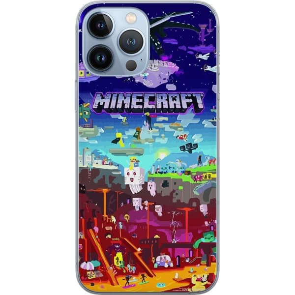 Kompatibelt Mobildeksel til Apple iPhone 13 Pro Max MineCraft