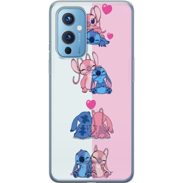 OnePlus 9 Läpinäkyvä kuori Lilo & Stitch