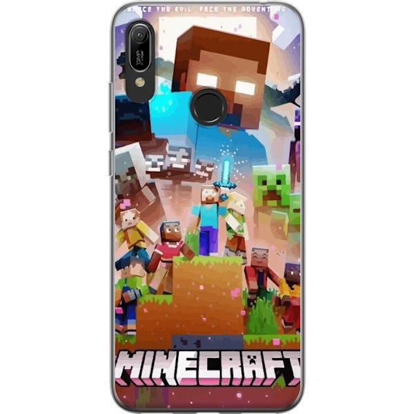 Huawei Y6 (2019) Gennemsigtig cover Minecraft