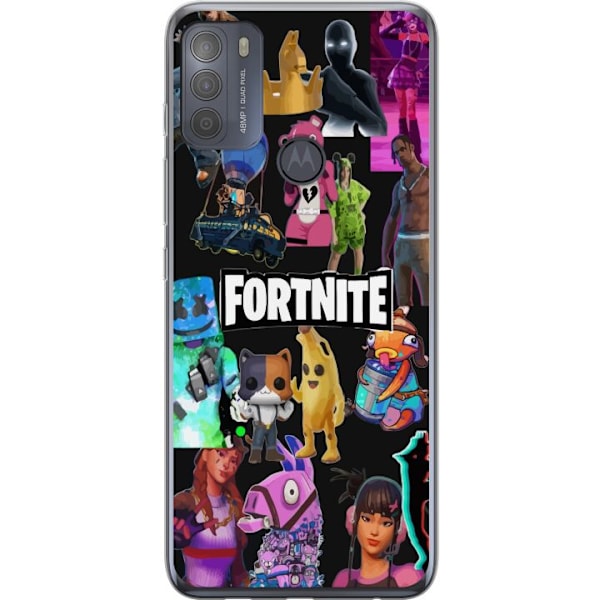 Motorola Moto G50 Genomskinligt Skal Fortnite