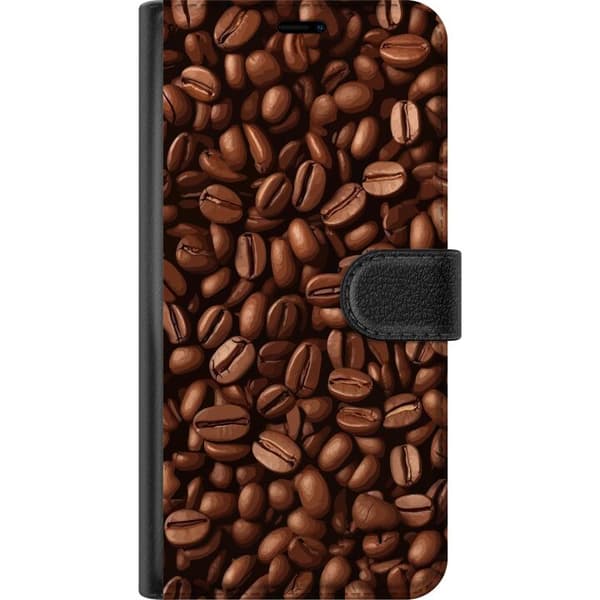 Kompatibel Tegnebogsetui til Google Pixel 9 Pro Kaffebönor närbild brun