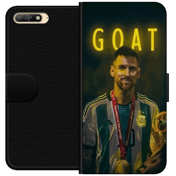 Huawei Y6 (2018) Lompakkokotelo Vuohi Messi