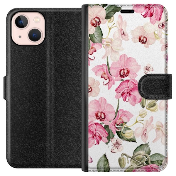 Apple iPhone 13 Plånboksfodral Blommor