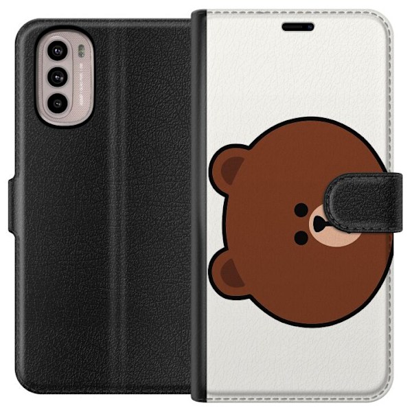 Motorola Moto G31 Lompakkokotelo Pyhkeä Karhu