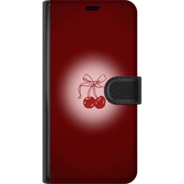 Kompatibelt Lommeboketui til Apple iPhone 11 Pro Max kirsebær design