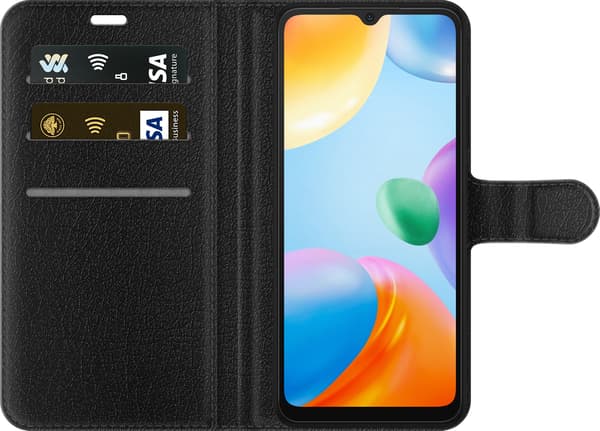 Kompatibel Tegnebogsetui til Xiaomi Redmi 10C Stregkode - Sort motiv i begrænset oplag - Stregkode. sort