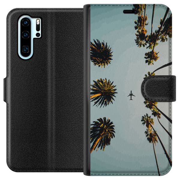 Kompatibelt Lommeboketui til Huawei P30 Pro Sommer, fly