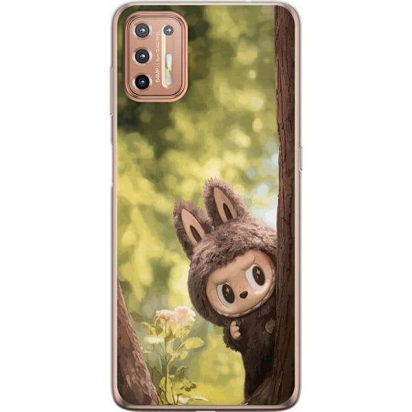 Motorola Moto G9 Plus Läpinäkyvä kuori Labubu Graffiti Vibe