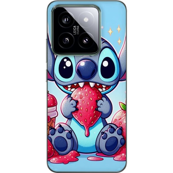 Xiaomi 14 Gjennomsiktig deksel Strawberry Stitch