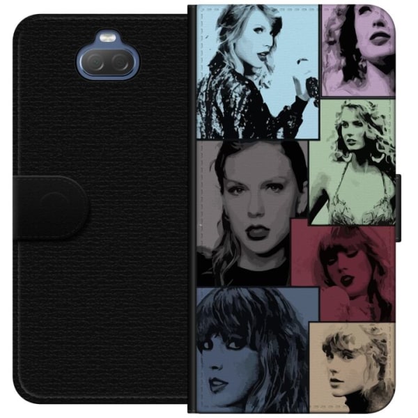 Sony Xperia 10 Plånboksfodral Taylor Swift, mönster