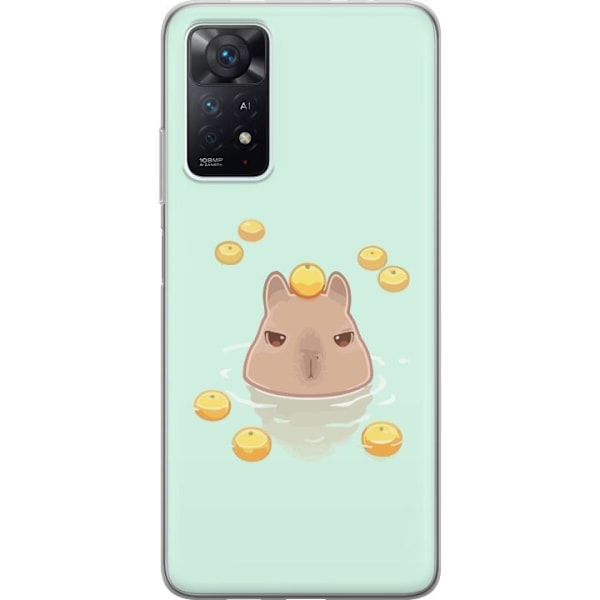 Xiaomi Redmi Note 11 Pro 5G Läpinäkyvä kuori Capybara