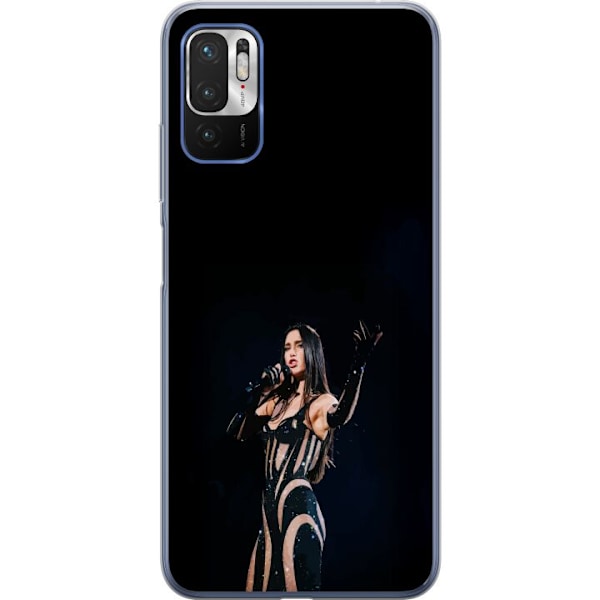 Xiaomi Redmi Note 10 5G Genomskinligt Skal Dua Lipa – Pop Star Aesthetic