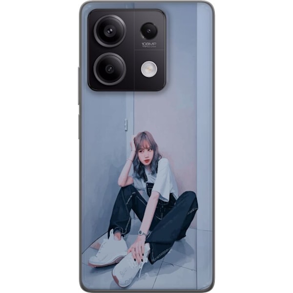 Xiaomi Redmi Note 13 Pro Läpinäkyvä kuori Lisa from Blackpink – K-pop Style Icon