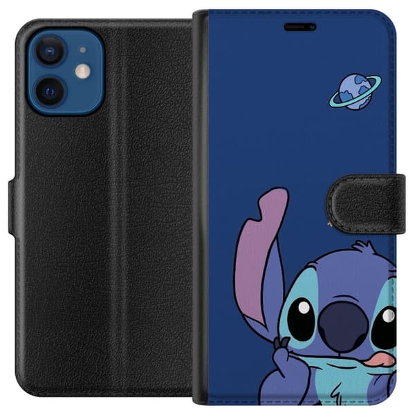 Kompatibel Tegnebogsetui til Apple iPhone 12 mini Stitch