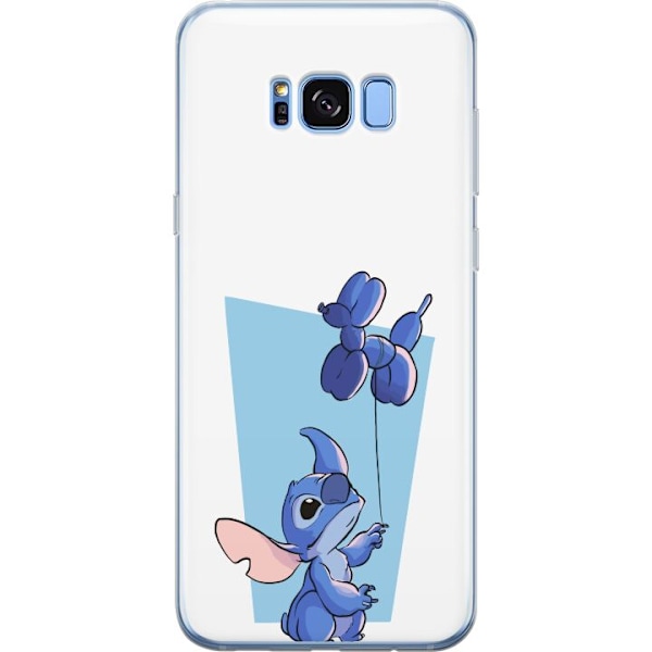 Samsung Galaxy S8+ Genomskinligt Skal Stitch ballong hund