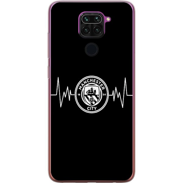 Xiaomi Redmi Note 9 Läpinäkyvä kuori Manchester City F.C.