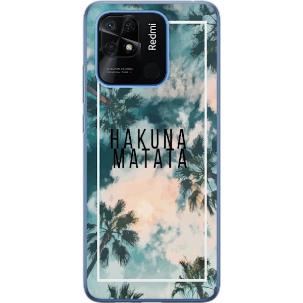 Xiaomi Redmi 10C Gennemsigtig cover Hakuna Matata