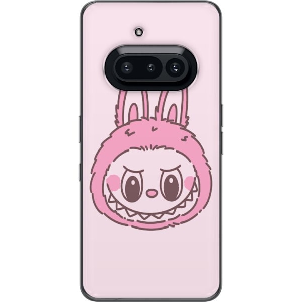 Nothing Phone (3a) Gjennomsiktig deksel Labubu Dyrekretsbunnyu