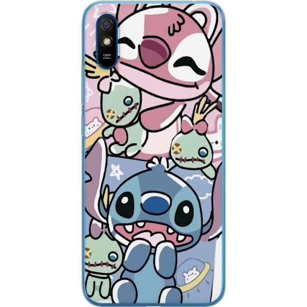 Xiaomi Redmi 9A Genomskinligt Skal Stitch