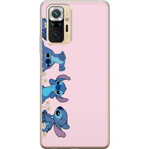 Xiaomi Redmi Note 10 Pro Gennemsigtig cover  Stitch Grin & Leg