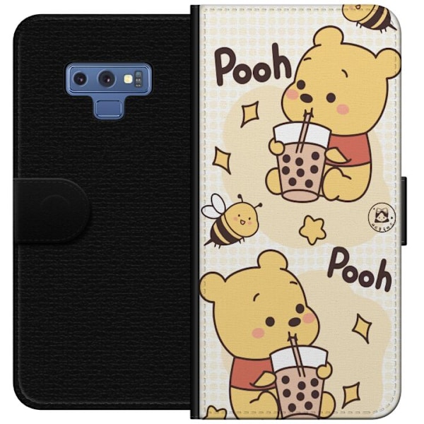 Samsung Galaxy Note9 Tegnebogsetui Nalle Pooh-stil - klassisk bjørnemotiv i en ny fortolkning