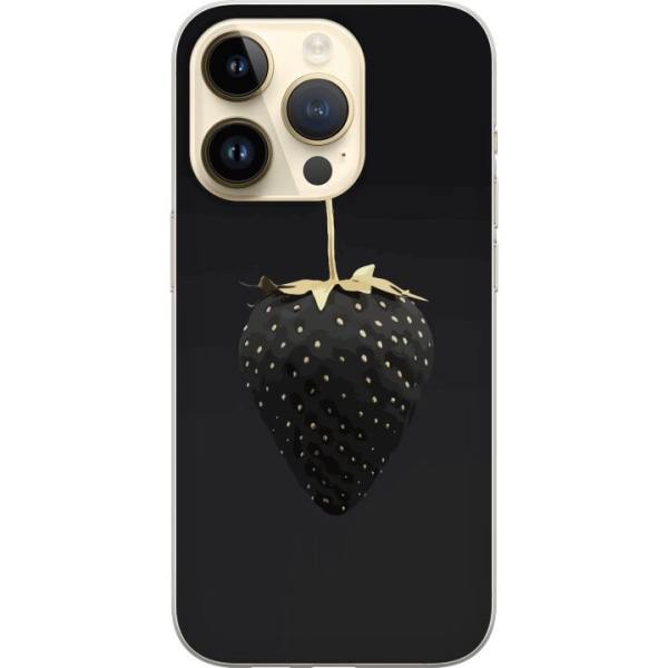 Apple iPhone 15 Pro Gjennomsiktig deksel Luksuriøs Jordbær