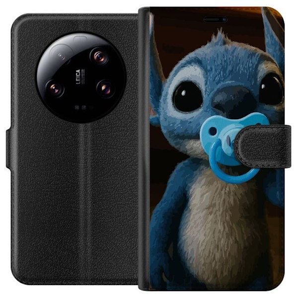 Xiaomi 13 Ultra Lompakkokotelo Stitch & Napp - vauvateema söp