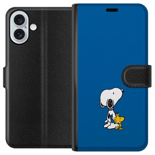 Apple iPhone 16 Plus Lommeboketui Snoopy Snobben