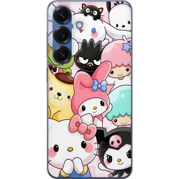 Samsung Galaxy S25+ Läpinäkyvä kuori Kawaii Sanrio Crew