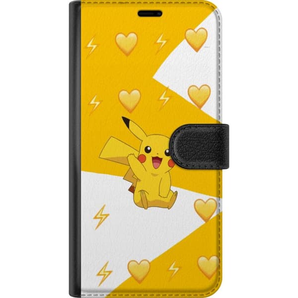 Kompatibel Tegnebogsetui til Google Pixel 6a Pikachu Pokémon Gaming Figur Spelmotiv Populär Ikon