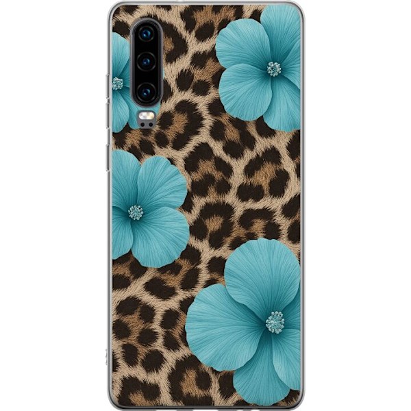 Huawei P30 Läpinäkyvä kuori Blossom Beast