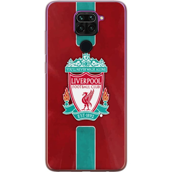 Xiaomi Redmi Note 9 Gennemsigtig cover Liverpool FC - Klassisk