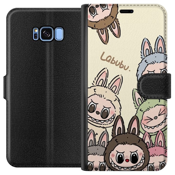 Samsung Galaxy S8 Lompakkokotelo Labubu Pastel Collection