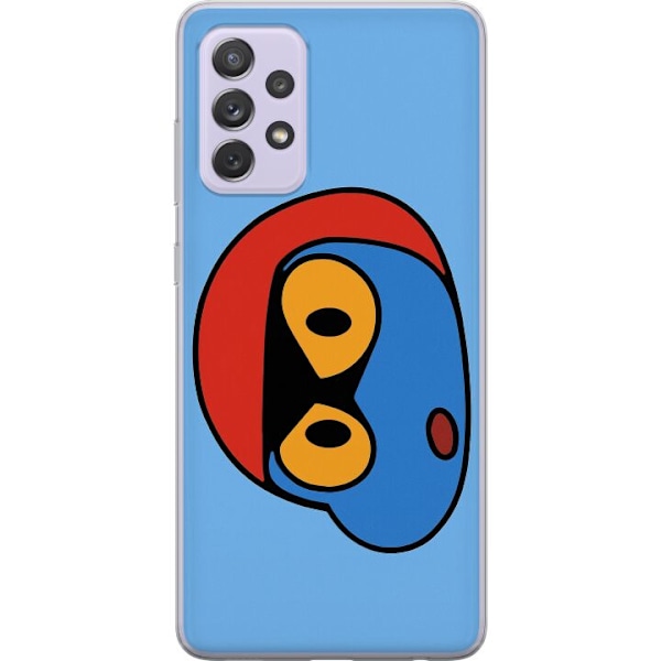 Samsung Galaxy A52s 5G Läpinäkyvä kuori Bold Bot Head