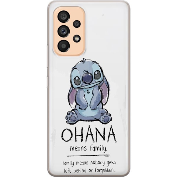 Samsung Galaxy A53 5G Läpinäkyvä kuori Stitch Ohana