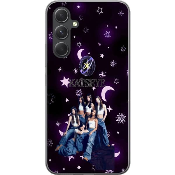Kompatibelt Mobildeksel til Samsung Galaxy A55 KATSEYE lila