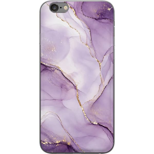 Kompatibelt Mobilskal till Apple iPhone 6 Plus Lilac Gold Flow lila