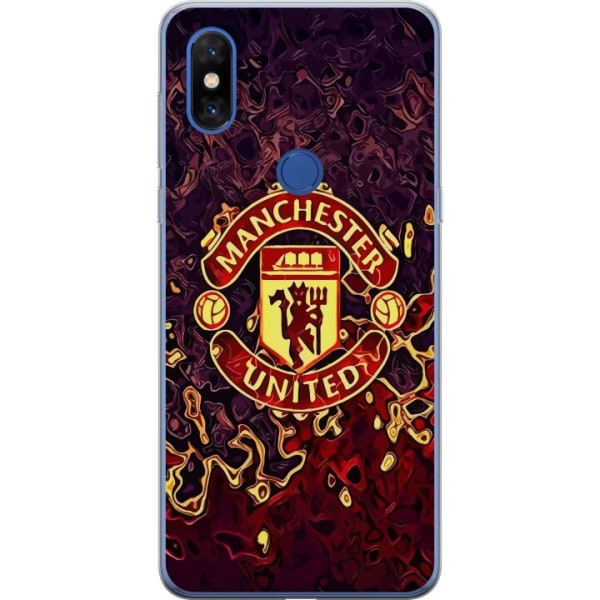 Xiaomi Mi Mix 3 Gennemsigtig cover Manchester United