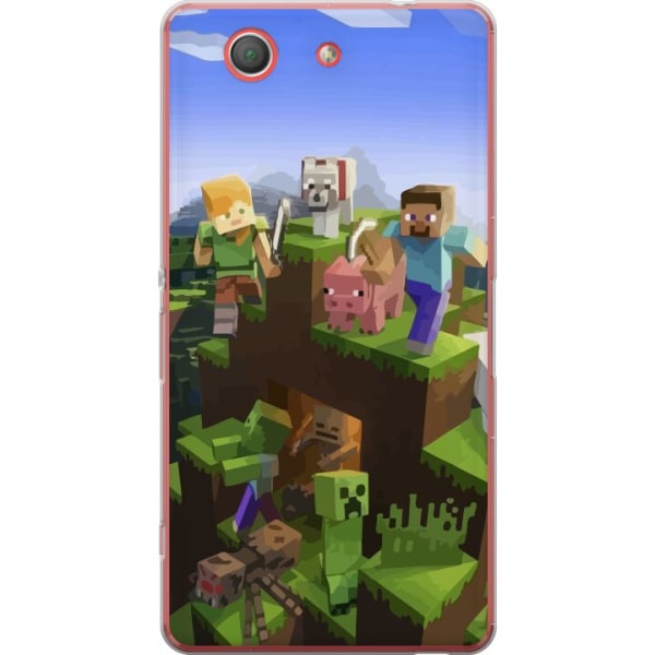 Sony Xperia Z3 Compact Gennemsigtig cover Minecraft