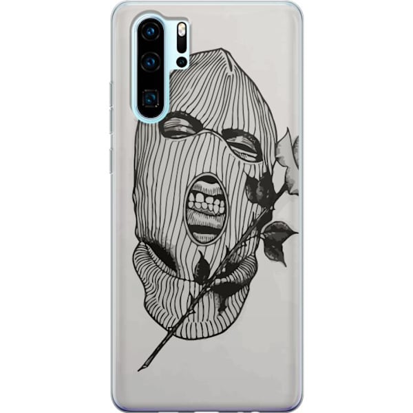 Huawei P30 Pro Läpinäkyvä kuori Hiihtomaski Ros Katutyö Muotoilu Graafinen Kuvio Jännitys Kaupunkityyli Katutaidetta Naamiaiset Symboli