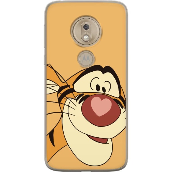 Motorola Moto G7 Play Gennemsigtig cover Tiger
