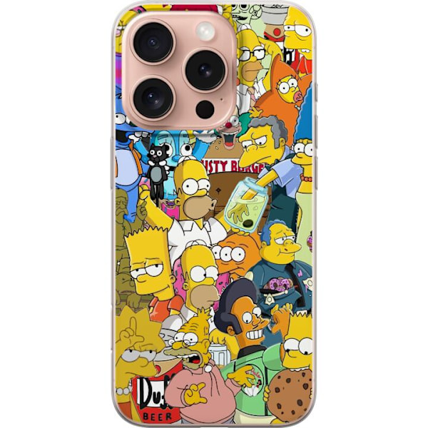 Apple iPhone 16 Pro Läpinäkyvä kuori Simpsonit