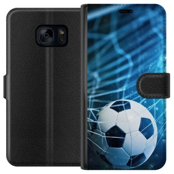 Samsung Galaxy S7 Lompakkokotelo Jalkapallo