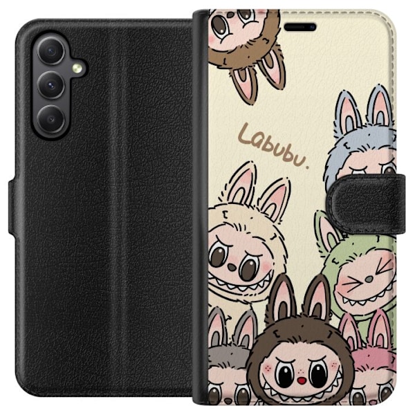 Samsung Galaxy A24 4G Tegnebogsetui Labubu Pastel Collection