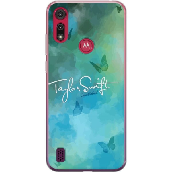 Motorola Moto E6s (2020) Genomskinligt Skal Taylor Swift