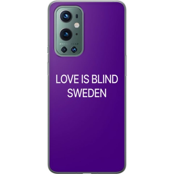 OnePlus 9 Pro Genomskinligt Skal Love is Blind